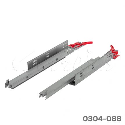 Juego corredera OKULTA Full Extension cierre suave Cerrajes 450MM