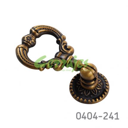 Zamak cc 58 mm L=58 mm 2098 Z17 Latón antiguo obscuro