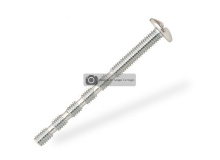 Tornillo recortable para jaladera M4 L=50 mm Paso 0,7 mm PH2/SL Zincado sin punta