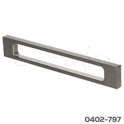 Jaladera Aluminio cc 192 mm L=200 mm 4677 A22 Niquel cepillado Tornillo M4x25mm