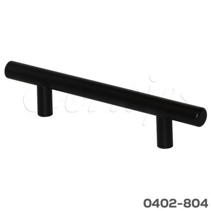 Jaladera barra hueca Acero Inoxidable cc 96 mm L=154 mm 4469 I91 Negro mate Tornillo #8 - 32x1"