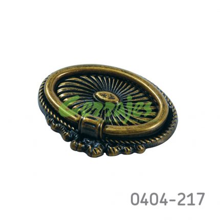 Jaladera de aro Zamak L=53 mm 2084 Z11 Cuero