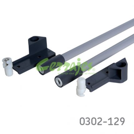 Riel lateral Cerrajes "Impaz" L=500mm gris RAL7004