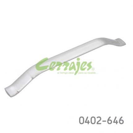 Jaladera Zamak cc 192 mm L=209 mm 4439 Z22 Niquel cepillado Tornillo M4x25mm