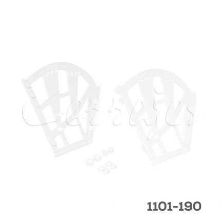 Mecanismo plástico para organizador de zapatos blanco 3 niveles 255*260mm