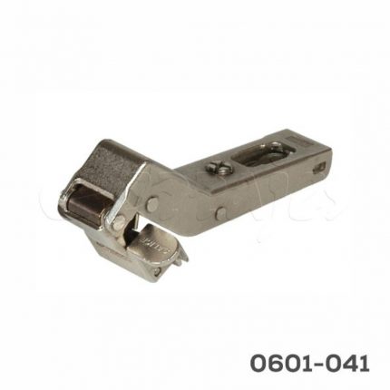 Bisagra para puerta en ángulo Salice  S200 42x9,9mm cuello 45° 28x14mm niquelada autocierre