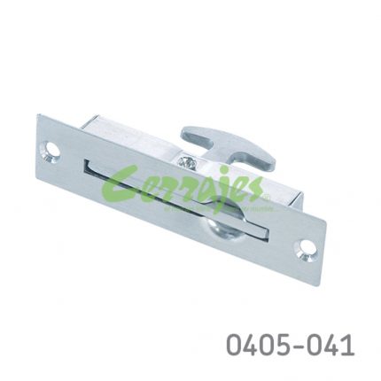 Jaladera de embutir gancho extraible Acero Inoxidable cc 66 mm L=90 mm 4539 I14 cepillado M4,5x25mm