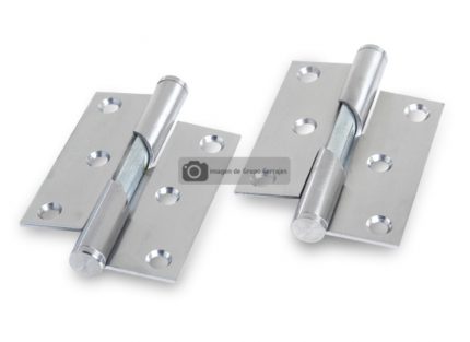 Bisagra de gravedad 76x64 x 2,0 mm acero inoxidable der