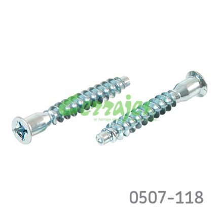 Tornillo conector Phillips sin punta 7 x 50 mm zinc