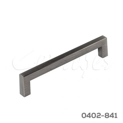 Jaladera Aluminio cc 160 mm L=170 mm 4714 A37 Niquel negro cepillado mate Tornillo M4x25mm