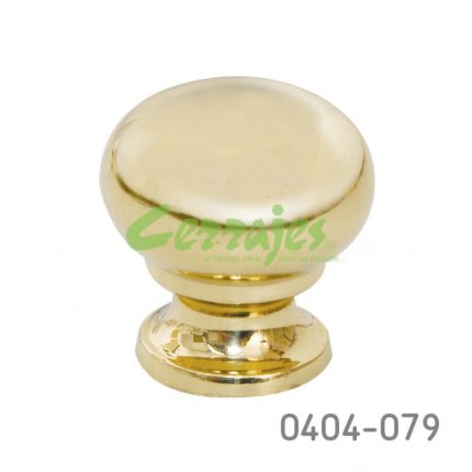 Botón Latón L=25 mm 2025 L15 Latón pulido