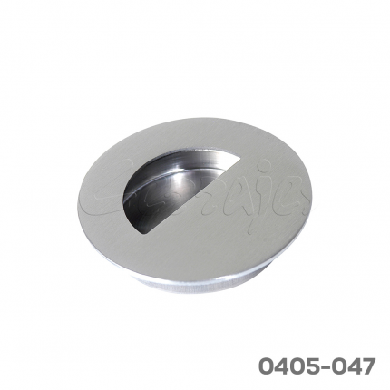 JALADERA REDONDA DE EMBUTIR INOXIDABLE DIAMETRO 65 MM J 5215