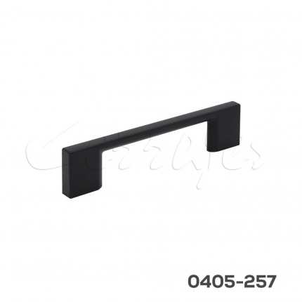 Jaladera Zamak cc 96mm L=123 mm Negro mate 4735 Z91 M4x25mm