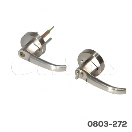 Manija de Baño Modelo Oval-Curvo Niquel Satinado