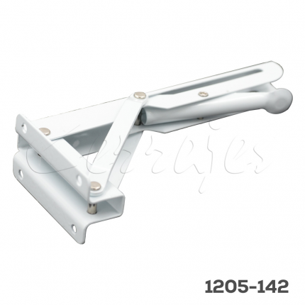 Ménsula reclinable para muro Cerrajes L=200mm epóxico Blanco Max: 150Kg (juego)