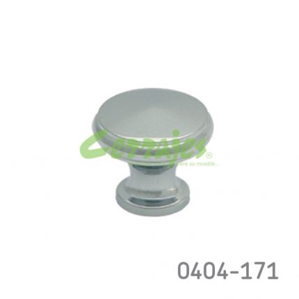 Botón Zamak Ø=18 mm 2045 Z07 Cromado Tornillo M4x25mm