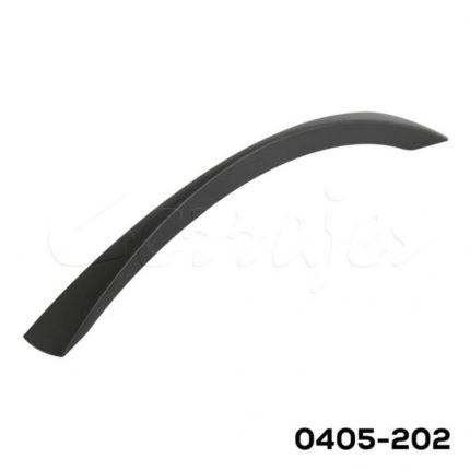 Jaladera Zamak cc 160 mm L=187 mm 4691 Z91 Negro mate Tornillo M4x25mm