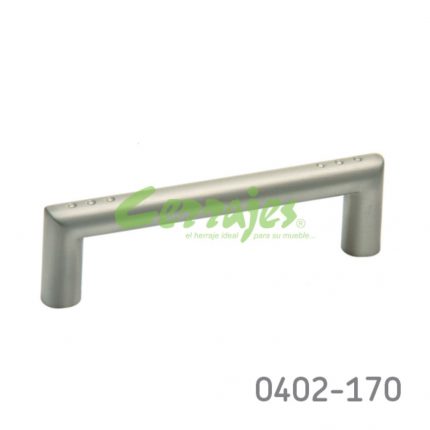 Jaladera Zamak cc 96 mm L=107 mm 4176 Z22 Niquel cepillado Tornillo #8 - 32X1"