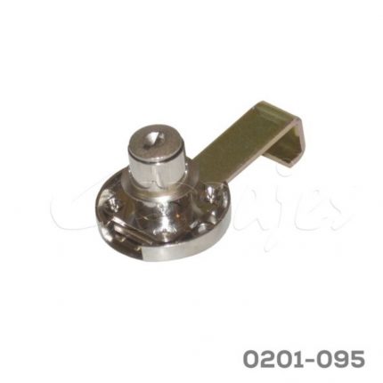 Cerradura para gabinete (de madera) CL zamak Ø=16,5mm longitud de cañon 22mm con cilindro C1