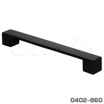 Jaladera Aluminio cc 192 mm L=228 mm 4730 A91 Negro mate Tornillo M4x25mm