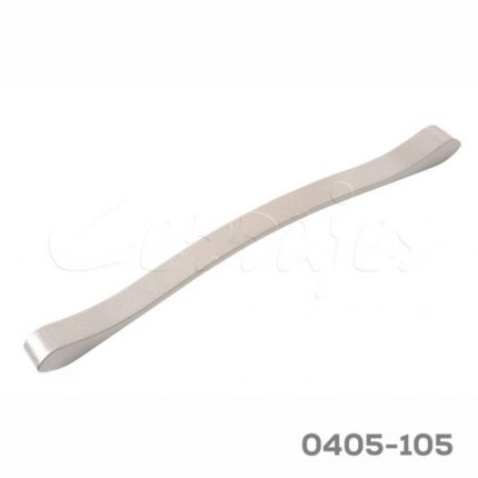 Jaladera Zamak cc 320 mm L=360 mm 4599 Z22 Niquel cepillado Tornillo M4x25mm