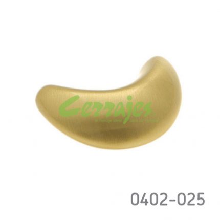 Jaladera Latón cc 32 mm L=44 mm 4063 L19 Latón mate Tornillo M4x25mm