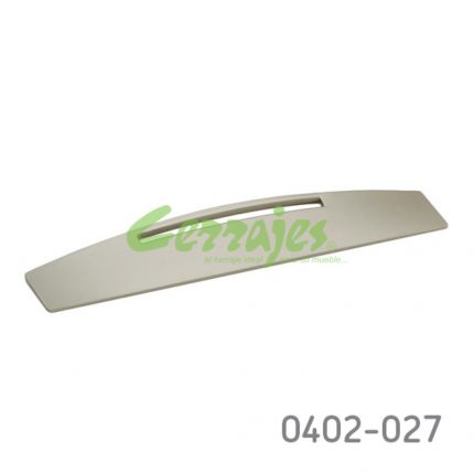 Jaladera Zamak cc 96 mm L=172 mm 4180 Z23 Niquel mate Tornillo M4x25mm