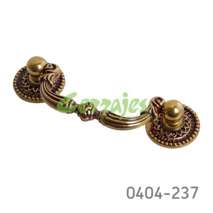 Jaladera Zamak cc 64 mm L=86 mm 2097 Z16 Latón antiguo