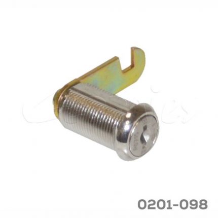 Cerradura para gabinete (de madera) CL zamak Ø=18mm longitud de cañon 30mm con cilindro C1