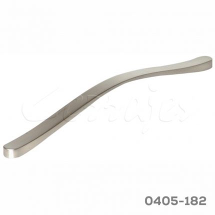 Jaladera Zamak cc 320 mm L=337 mm 4673 Z22 Niquel cepillado Tornillo M4x25mm