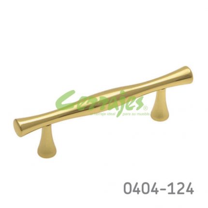 Jaladera Latón cc 64 mm L=98 mm 2070 L15 Latón pulido Tornillo #8 - 32X1"