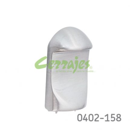 Botón Zamak L=16 mm 4144 Z22 Niquel cepillado Tornillo #8-32X1"