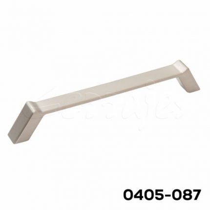 Jaladera Aluminio cc 160 mm L=179 mm 4584 Z22 Niquel cepillado Tornillo M4x23 - 25mm