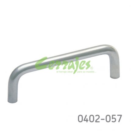 Jaladera Latón cc 88 mm L=96 mm 4021 L07 Cromado Tornillo #8 - 32X1"