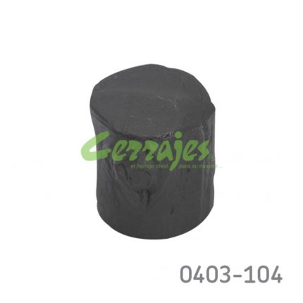 Botón Zamak Ø=25 mm 3050 Z32 Pewter negro