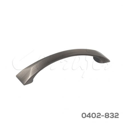 Jaladera Aluminio cc 96 mm L=121 mm 4707 A37 Niquel negro cepillado mate Tornillo M4x25mm