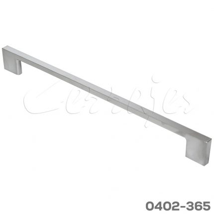 Jaladera Aluminio cc 256 mm L=289 mm 4358 A09 Cromo mate Tornillo M4x25mm