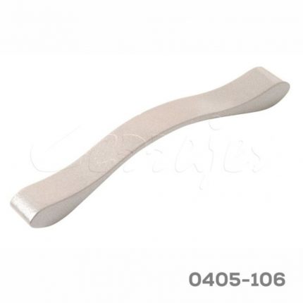 Jaladera Zamak cc 160 mm L=193 mm 4600 Z22 Niquel cepillado Tornillo M4x25mm