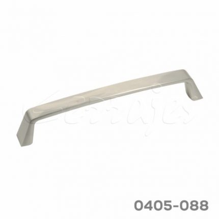 Jaladera Aluminio cc 160 mm L=174 mm 4585 Z22 Niquel cepillado Tornillo M4x23 - 25mm