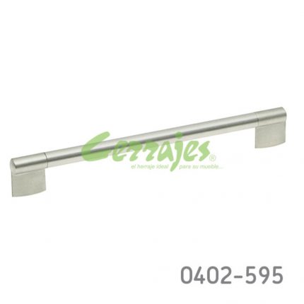 Jaladera Acero Inoxidable cc 224 mm L=254 mm 4319 I14 cepillado Tornillo M4x25mm