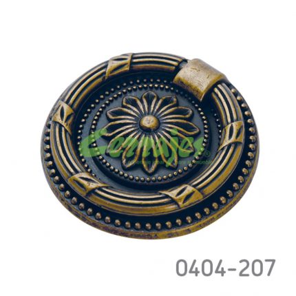 Jaladera de aro Zamak L=47 mm 2080 Z11 Cuero