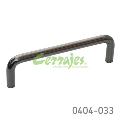 Jaladera barra Latón L=100 mm 1009 NN Niquel negro