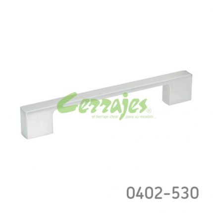 Jaladera Zamak cc 160 mm L=187 mm 4337 Z09 Cromo mate Tornillo M4x25mm