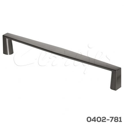 Jaladera Zamak cc 160 mm L=172 mm 4607 Z22 Niquel cepillado Tornillo M4x25mm