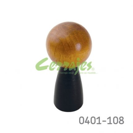 Botón Zamac / Madera L=- mm 5087 Z53 -