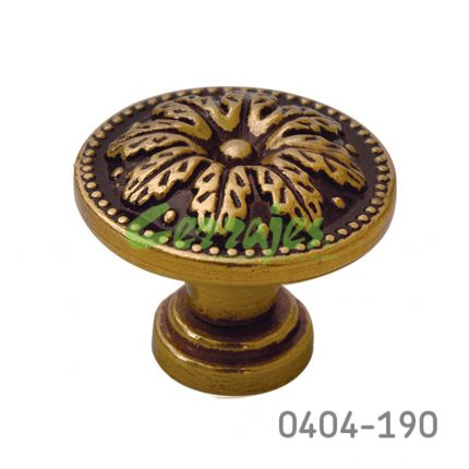 Botón Zamak Ø=26 mm 2077 Z16 Latón antiguo