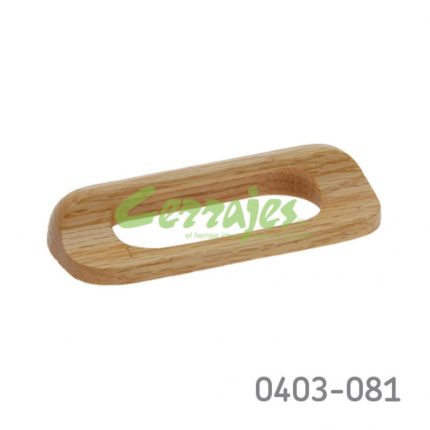 Jaladera Madera cc 96 mm L=117 mm 3009 M75 Madera de roble Tornillo #8 - 32X1"