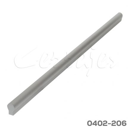 Jaladera Aluminio cc 352 mm L=394 mm 4233 A35 Anodizado natural mate Tornillo #8 - 32X1"