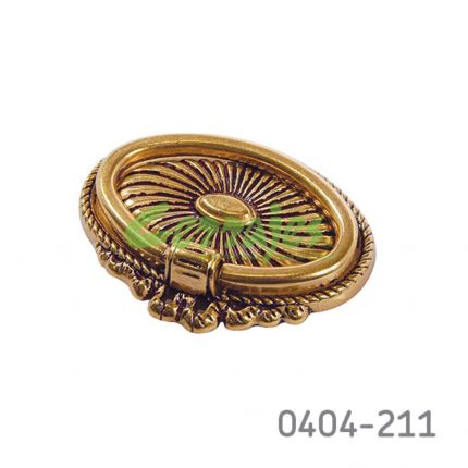 Jaladera de aro Zamak L=53 mm 2084 Z16 Latón antiguo