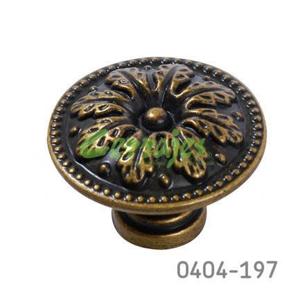 Botón Zamak Ø=36 mm 2075 Z11 Cuero